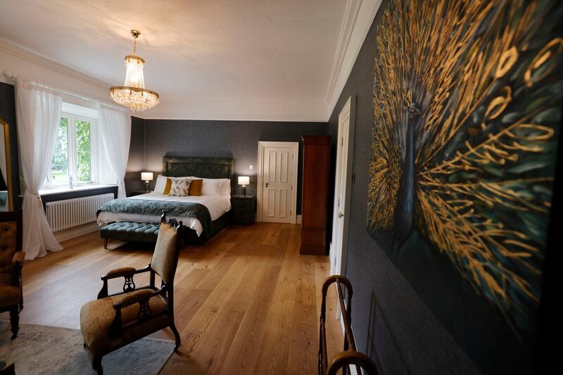 Bedroom. Photograph: Alan Betson