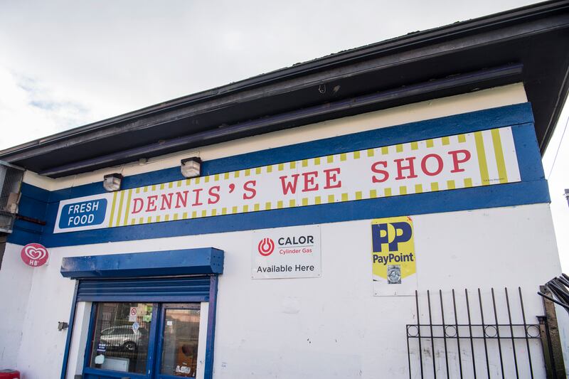 Derry Girls tour: the landmarks include Dennis’s Wee Shop. Photograph: Nick Patterson