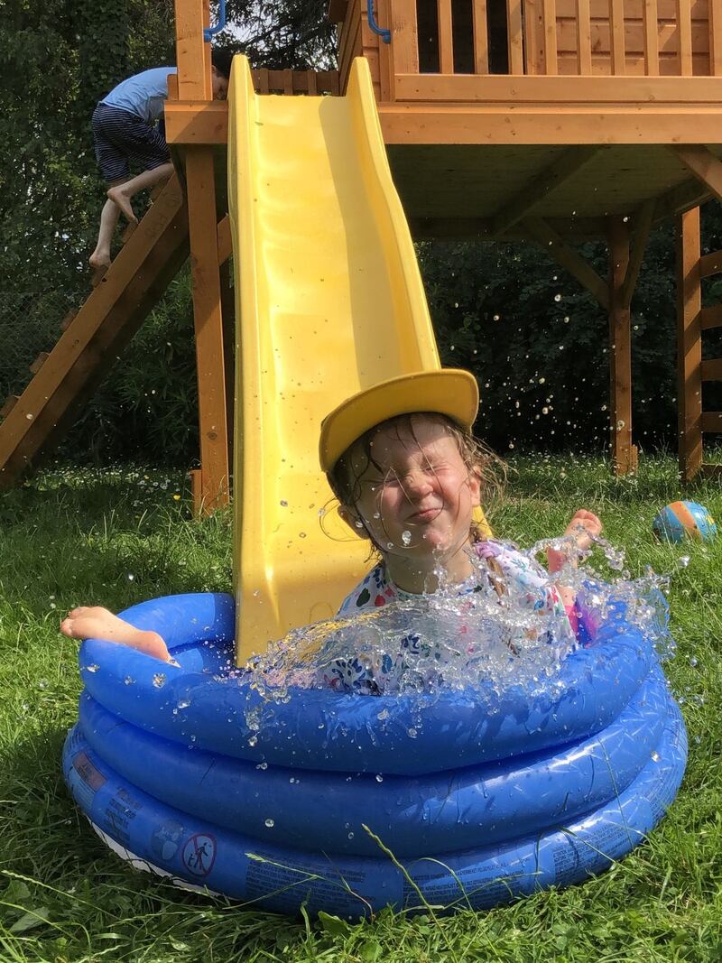 Sunslide fun. Photograph: Jerome Fennell