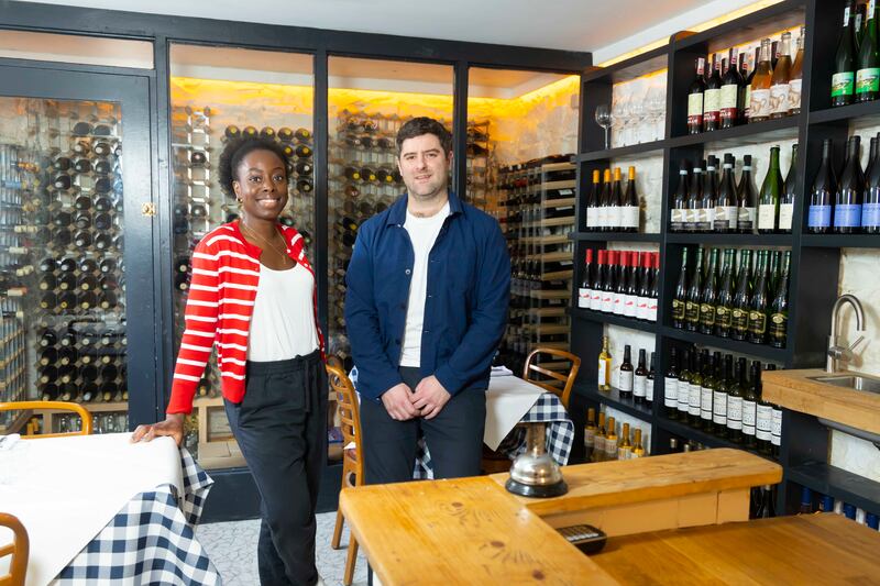 Beach House owners Jumoke Akintola and Peter Hogan. Photograph: Patrick Browne