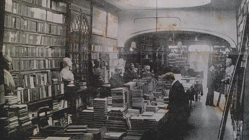 The interior of the bookshop