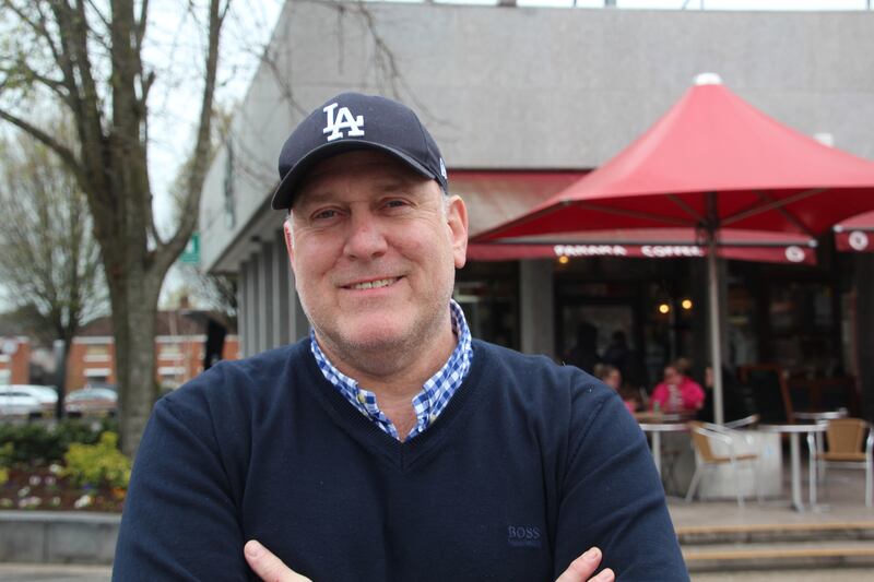 Stephen Egan, owner of Panama Coffee in Dundalk's Market Square, where Joe Biden is tipped to visit on Wednesday. Photograph: Conor Capplis