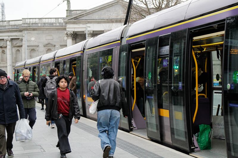 There are ongoing developments and expansion plans for the Luas tram system. Photograph: Getty Images