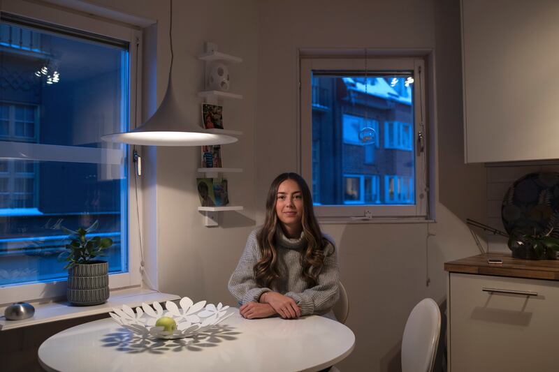 Elin Gerdin, (26), attended one of Sweden’s first preschools focused on gender equality. She said she gets upset when looking at photos of friends’ babies, with boys dressed in blue and girls in pink.
