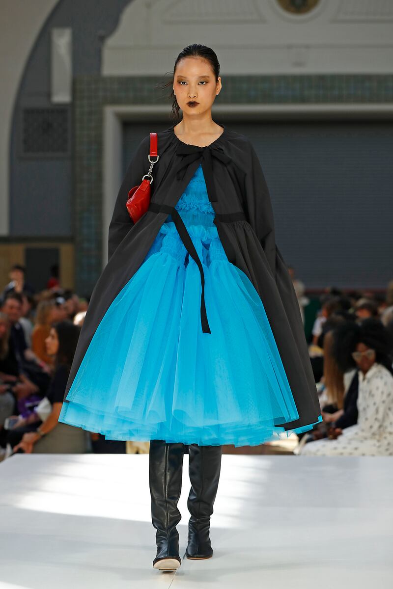London Fashion Week: from Molly Goddard’s spring-summer 2020 collection. Photograph: John Phillips/BFC/Getty