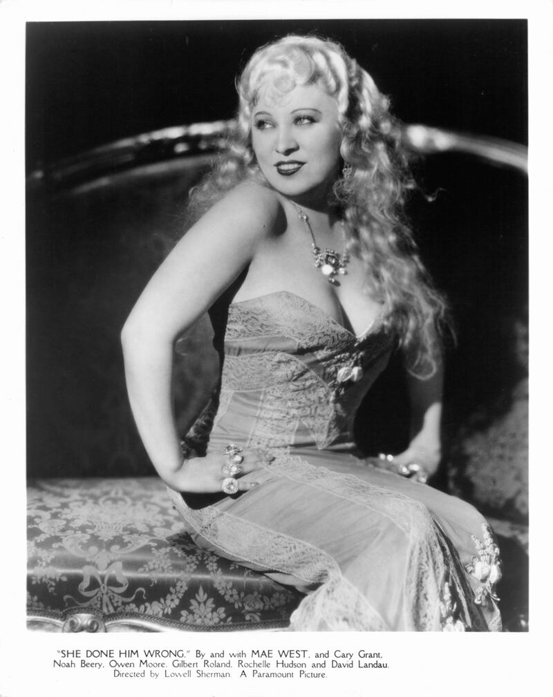 Mae West publicity portrait for the film She Done Him Wrong, 1933. Photograph:  Paramount/Getty