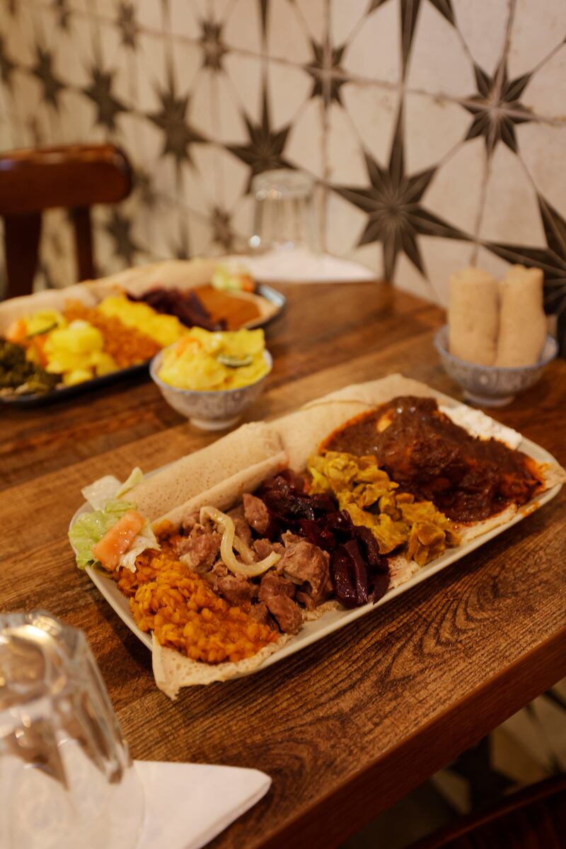 Gursha Restaurant. Photograph: Alan Betson 

