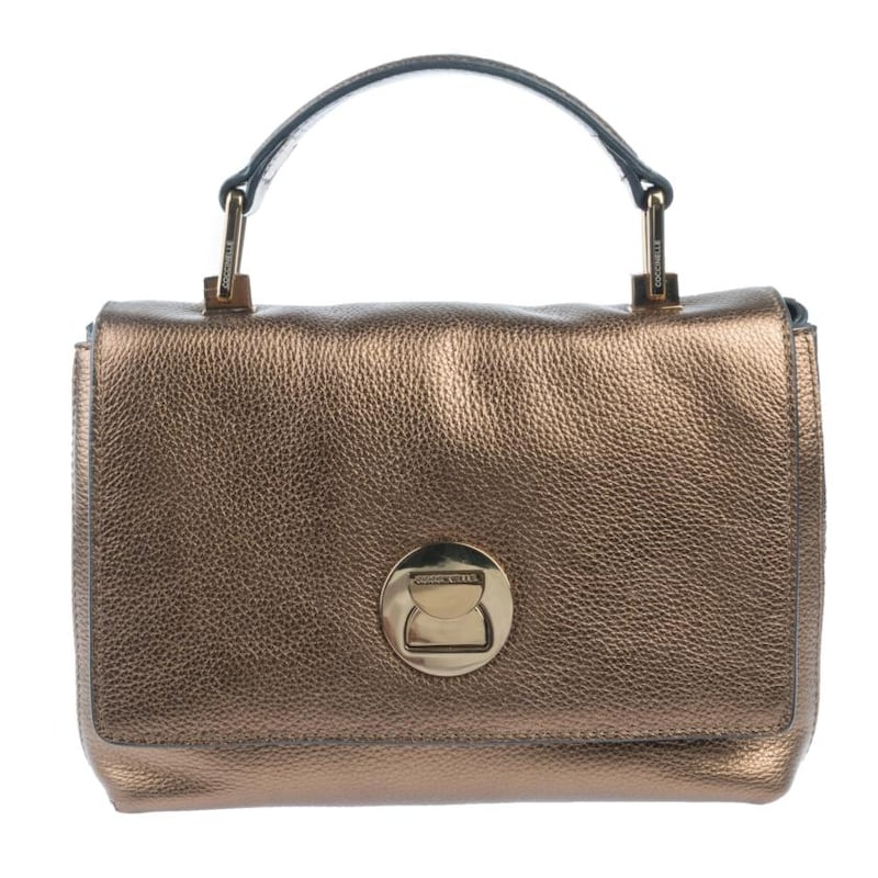 Coccinelle bronze bag, €270, Arnotts