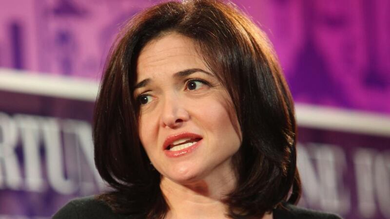 Sheryl Sandberg, in a speech to graduating students at Harvard Business School, said: ‘I’ve cried at work. And it’s been reported in the press that Sheryl Sandberg cried on Mark Zuckerberg’s shoulder, which is not exactly what happened’