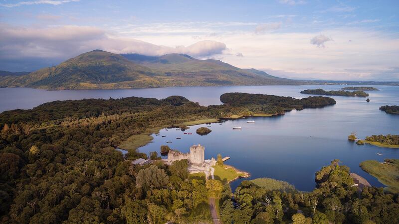 Ross Castle, Killarney: Last year, the “staycation” summer left local tourist interests with buoyed bank accounts for the autumn, but this year the Irish Hotels Federation predicts a different story. Photograph: Valerie O’Sullivan