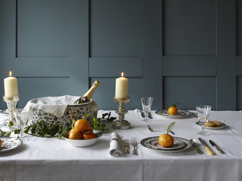 A dinner service created by  Burleigh and Soho Home