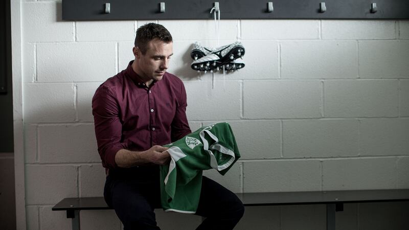 Tommy Bowe: “The closer I got to 34, while I was still able to see the gaps and get through they were getting a hand on me. Then it was two hands on me and then a shoulder. Then there was no gap at all anymore.” Photograph: Dan Sheridan/Inpho