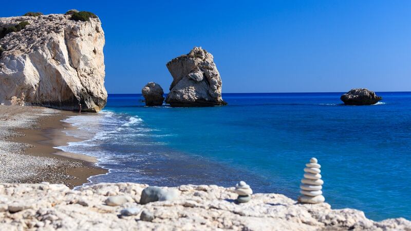Cyprus is back with its great selection of four and five star hotels. This is the famous Aphrodite’s Rock.
