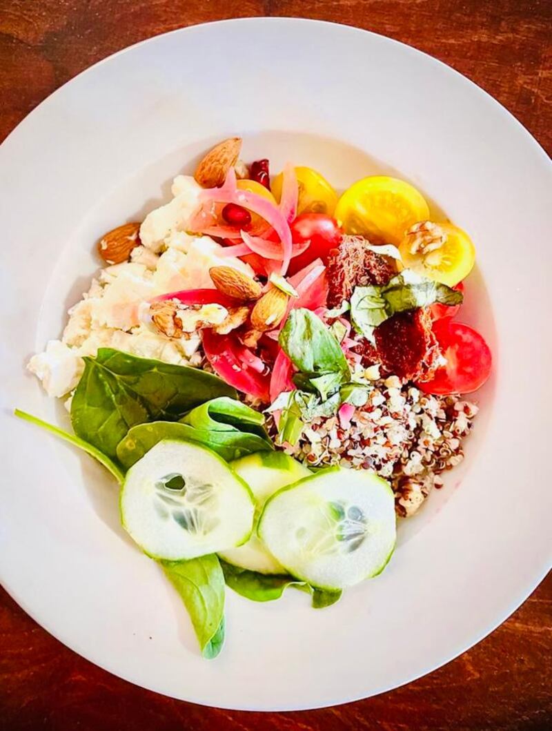 Salad Plate at Chez Max, Alliance Francaise