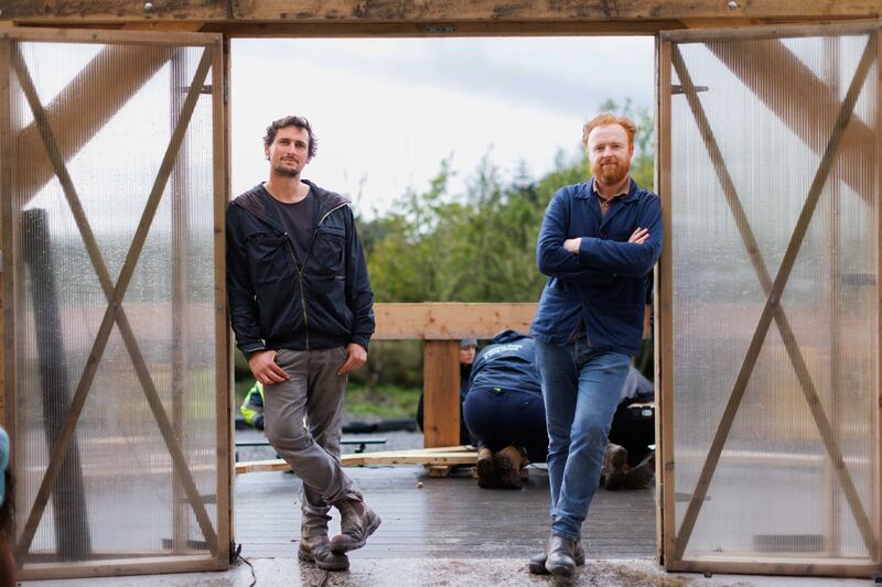 Harrison Gardner and Fionn Kidney at Common Knowledge, Kilfenora, Co Clare. Photograph: Eamon Ward