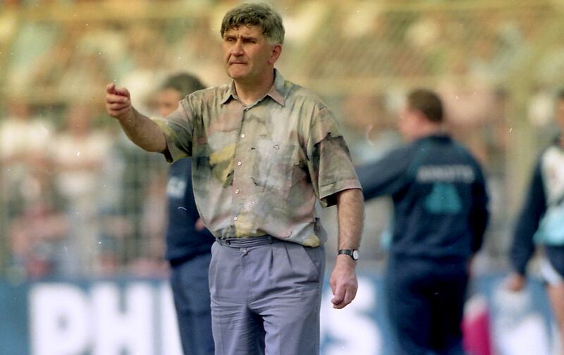 June 1994: Leinster senior football quarter-final, Dublin v Kildare in Croke Park. Photograph: Lorraine O'Sullivan/Inpho