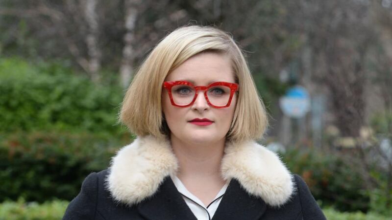 Writer and broadcaster  Louise McSharry. Photograph: Dara Mac Dónaill / The Irish Times
