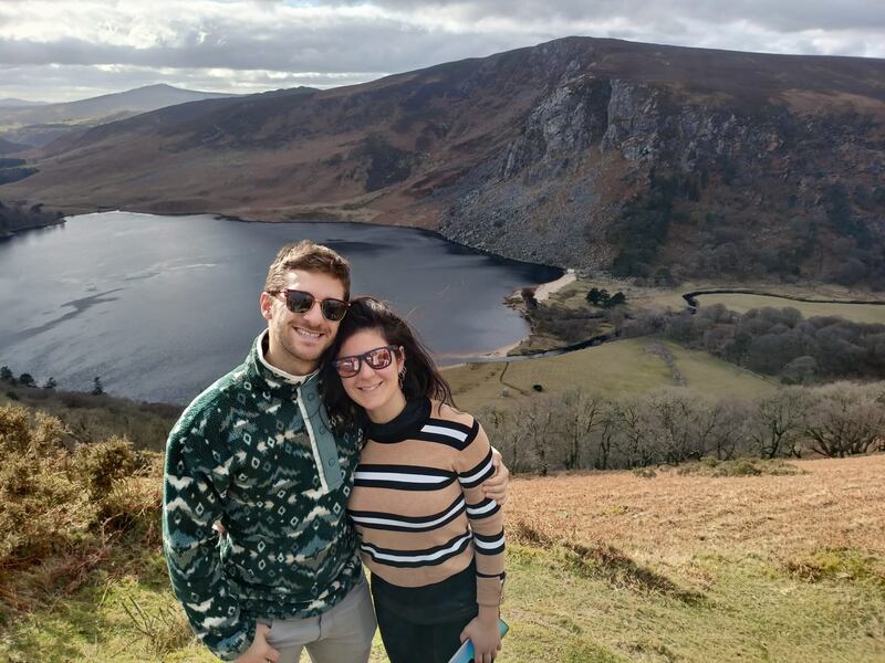 Gabriele Braga and Chiara Caruzzo moved to Ireland from Italy