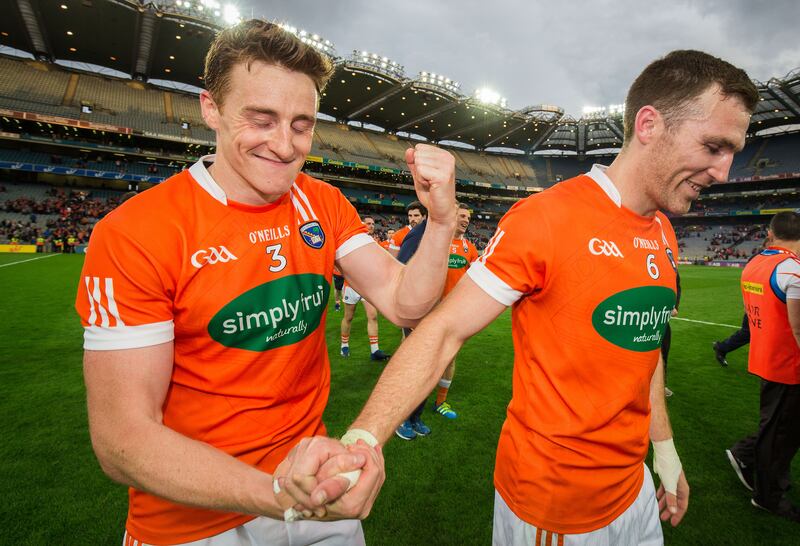After the All-Ireland last year, Charlie Vernon spoke about the togetherness McGeeney fostered in the group over many years. Photograph: Oisín Keniry/Inpho