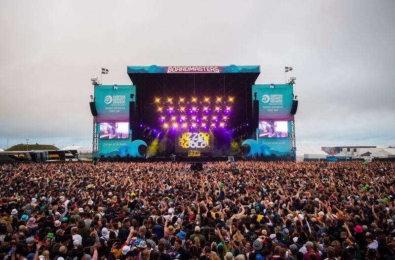 A spokesperson for the festival said: ‘No event is able to eliminate risk entirely.’ Photograph: Andrew Timms/Boardmasters/PA Wire