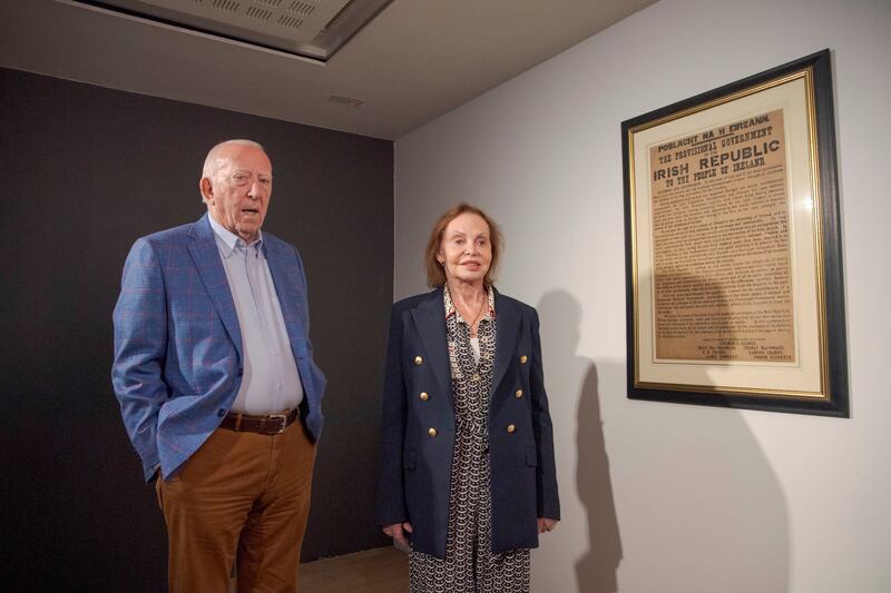 The 1916 Proclamation has been donated to UCC by Liam and Kaye Cronin. Photograph: Daragh Mc Sweeney/Provision