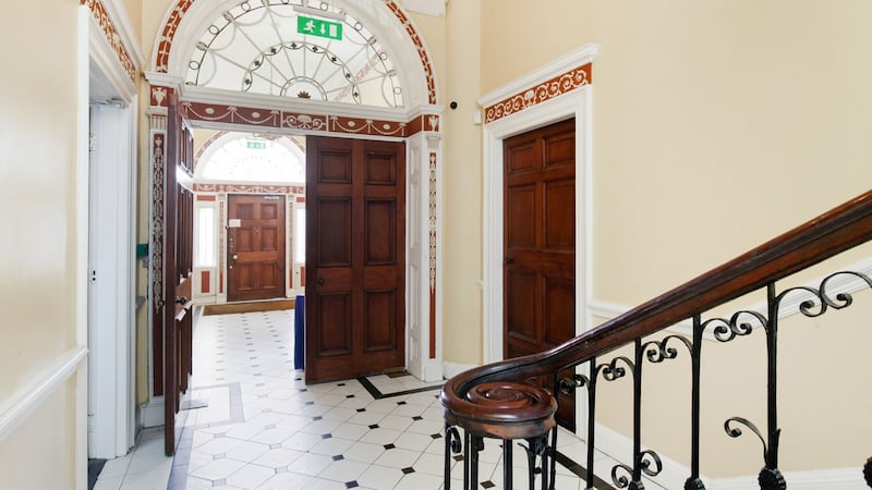 The entrance hallway