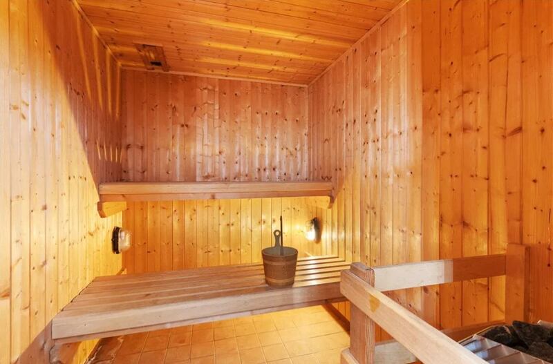 A Finnish sauna is situated on the ground floor.