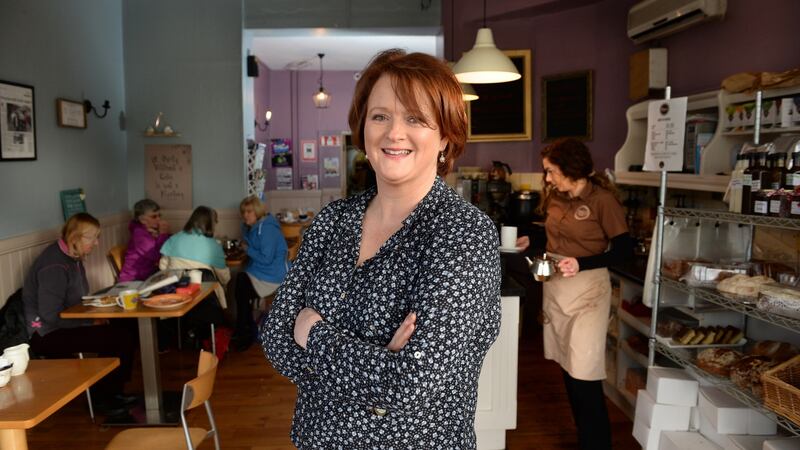 Anette Dalton of The Pantry in Moate: “As a resident who lives in Moate, I like that the town is quieter. But as a business person, I loved the buzz.” Photograph: Dara Mac Dónaill