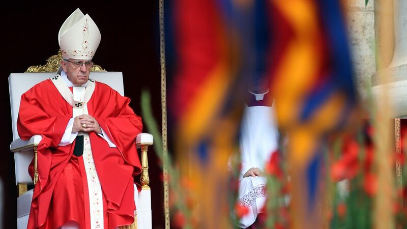 Is the Pope a Cork fan? Wearing that ensemble maybe he is. Photo: Franco Origlia/Getty Images