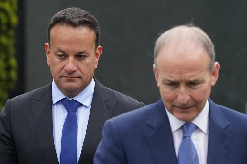 In 2020 Leo Varadkar and Micheál Martin forged a Coalition that would have seemed unthinkable in the 1990s. Photograph: Brian Lawless/PA