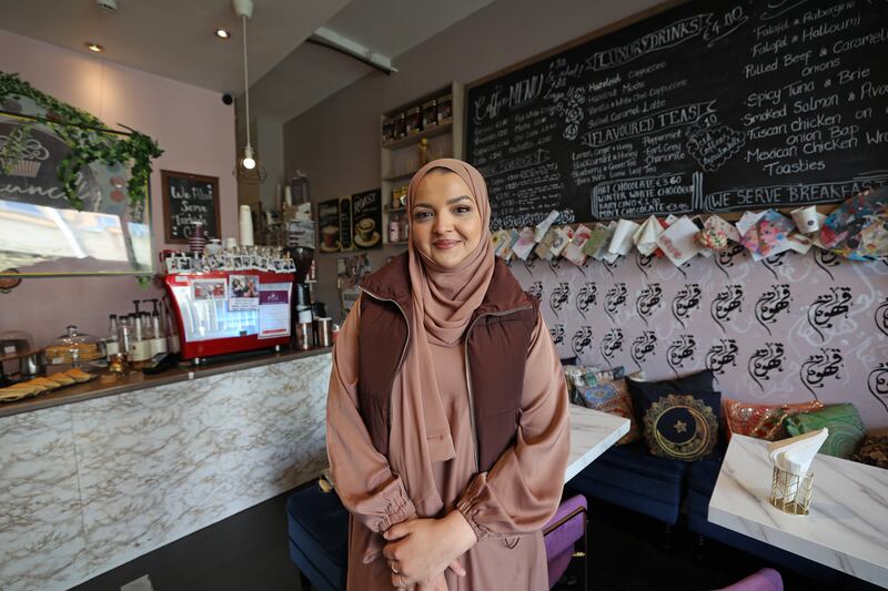 Tibrah Bazama: 'Two dams burst, causing floodwater to rush down the valley, crash through the city, and empty into the sea. Taking everything in its path.' Photograph: Nick Bradshaw/The Irish Times