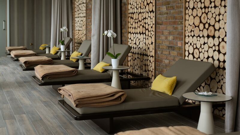 Douglas Wallace Architects designed the €1.4 million, 10,000sq ft spa at the Osprey in Naas, Co Kildare, which includes floatation beds, heated mosaic stone loungers and a salt grotto