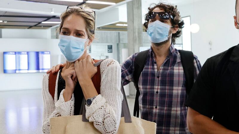Aya Biran, a paternal aunt of Eitan Biran. Photograph: Jack Guez/AFP via Getty