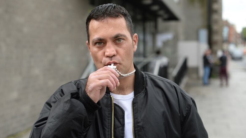 David at Merchants Quay Ireland. Photograph: Dara Mac Dónaill