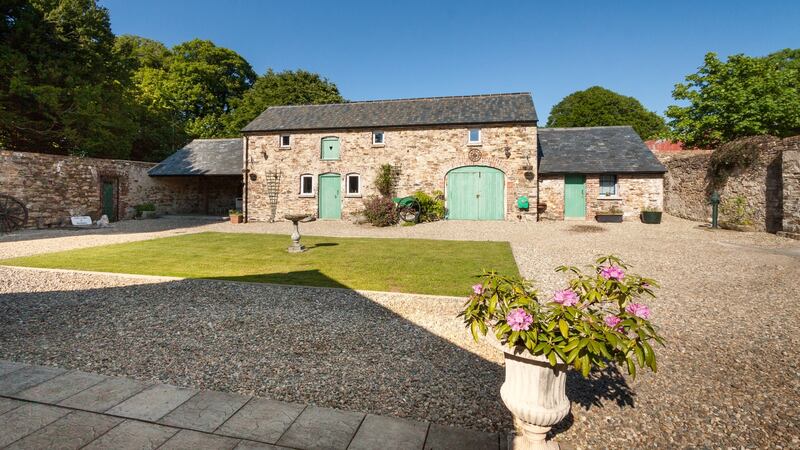 The coach yard of Movilla House, Screen, Co Wexford which is for sale through Sherry FitzGerald O’Leary at €450,000