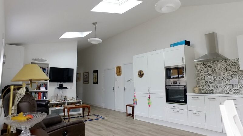 Anne Hughes’s two-bed apartment was built at the side of her home. Photograph: Grannyflats.ie