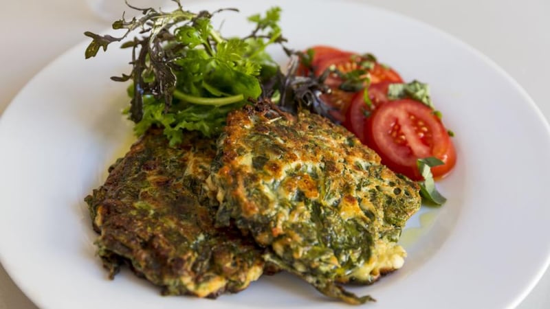 Food you can forage: sea beet fritters. Photograph: Emma Jervis