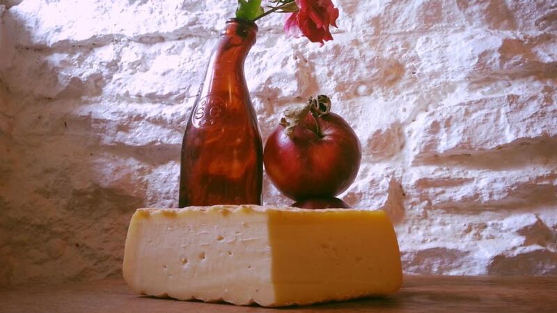 Brewer’s Gold is a new beer-washed-rind cheese from Knockdrinna Farmhouse Cheese