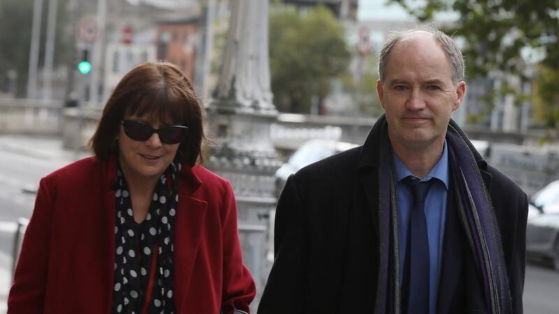 Pat and Mary Bennett, parents of Aoife Bennett pictured at the Four Courts for the continuation of a High Court action taken by their daughter, Aoife. Photogaph: Collins Courts
