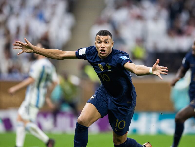 Stephen Kenny has choices to make when it comes to assigning someone to contain Kylian Mbappé. Photograph: Simon Bruty/Anychance/Getty Images