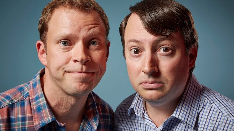 Robert Webb and David Mitchell in Peep Show. The pair are back in a new Channel 4 series, Back.