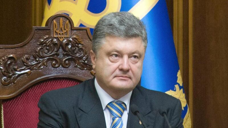Ukraine president Petro Poroshenko. Photograph: Reuters/Anastasia Sirotkina/Pool