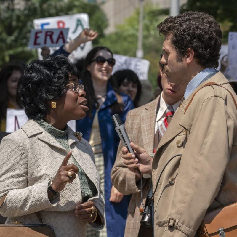 It’s the present-day resonances in Mrs America that land most forcefully, arguing that there is nothing new under the sun – not even arguments about gender, diversity and representation. Photographer: Sabrina Lantos