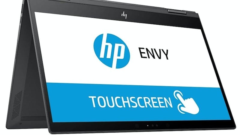HP Envy X360 (€889) is a convertible laptop that comes with a touchscreen, 8GB of RAM and a 256GB solid state drive