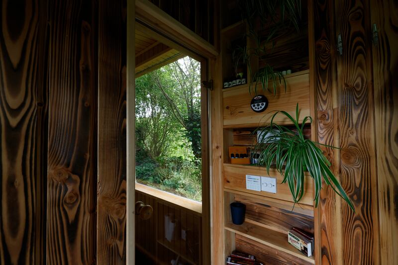 Cian Boland's sauna. Photograph: Nick Bradshaw