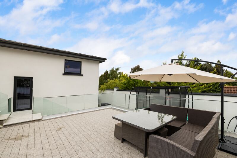 The property has a number of terraces