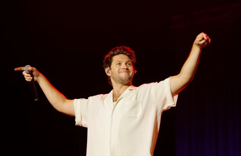 Niall Horan performing  on the Main stage at Electric Picnic on Friday night. Photograph: Alan Betson/The Irish Times
