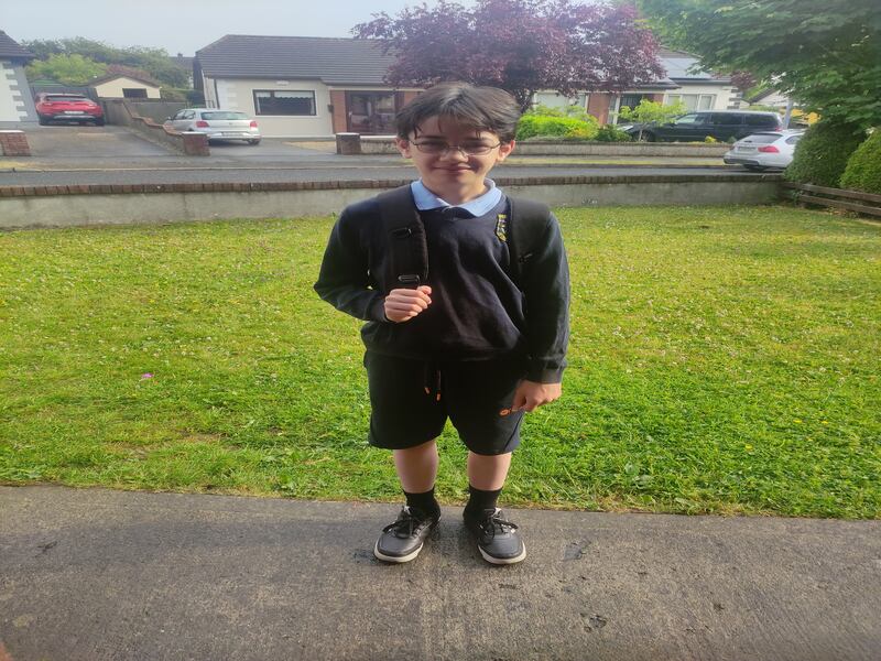 Alex Plaxton (12) is due to progress to first year of secondary school in September but does not have a school place in Kildare