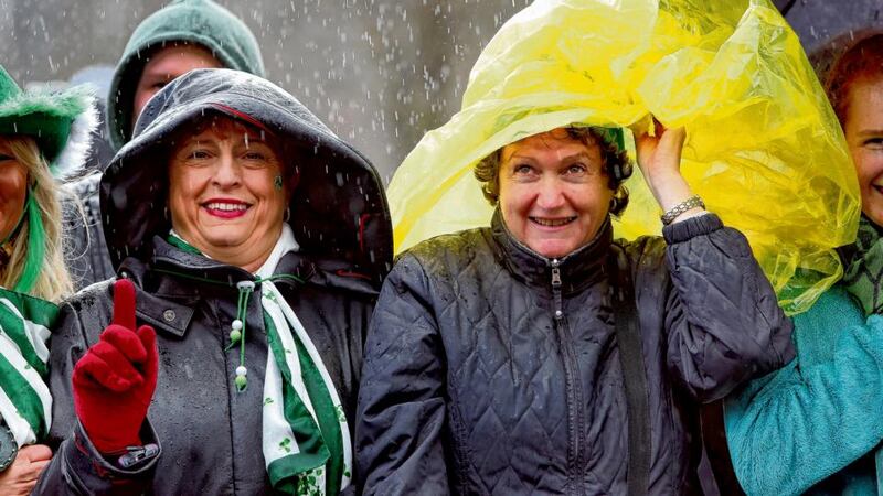 It will surely rain on your parade on St Patrick’s Day. Photograph: Joe O’Shaughnessy