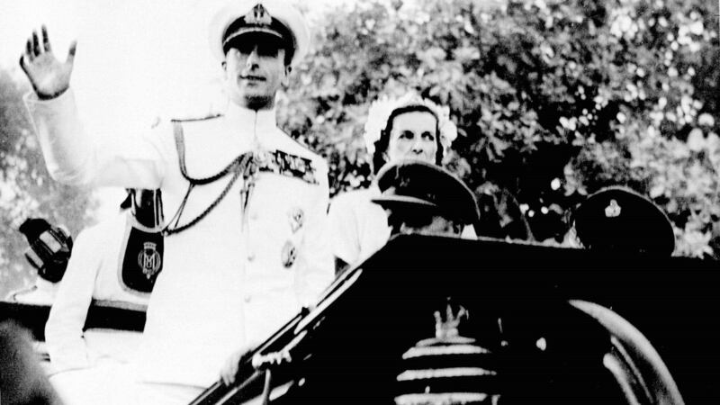 Lord Louis Mountbatten and Lady Edwina Mountbatten wave to crowds in New Delhi on August 15th,1947, the day India attained independence from British colonial rule. Photograph: AW/KK/Government of India/Reuters